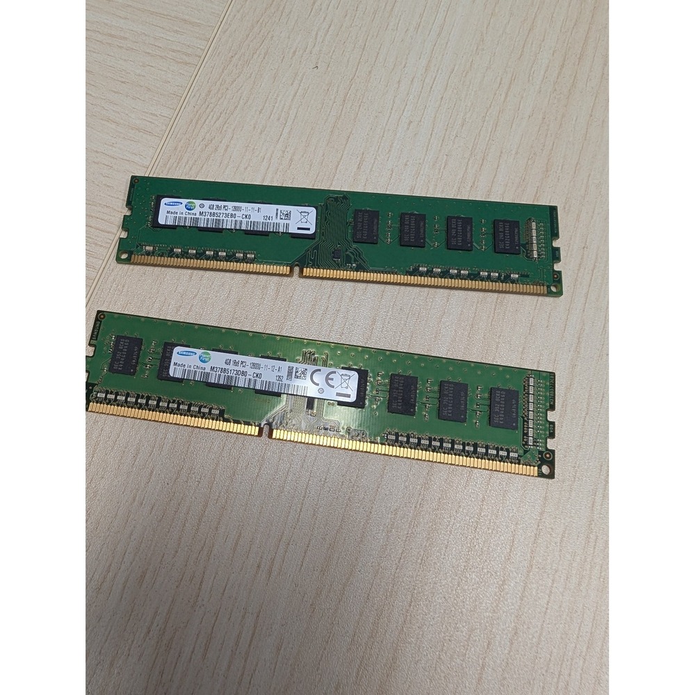 Samsung 8GB (2x4GB) PC3-12800U DDR3-1600MHz 240-Pin Desktop RAM Memory Kit